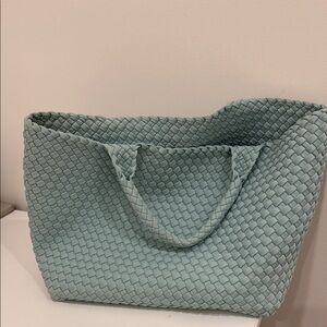 Naghedi Teal Tote Bag